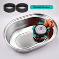 thumbnail image 4 of Filtros de Fuente de Agua Monsin para Mascotas Acero Inoxidable 2L Paquete de 4, 4 of 7