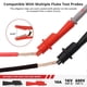 thumbnail image 4 of AC175 Multimeter Alligator Clips Insulated for Replacement Fluke with Flexible Boots, 4 of 5