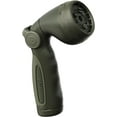 thumbnail image 6 of Vego Garden Hose Nozzle 9 Spray Patterns, Metal, Thumb Control, on/off Valve, High Pressure Heavy Duty Water Hose Spray Nozzle-Seaweed Green, 6 of 8