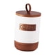 thumbnail image 2 of Tarro de almacenamiento, soporte para tarro sellado, decoración con tapa de madera, recipiente hermético, botella de sal para encimera, regalos, casa Café, 2 of 9