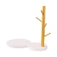 thumbnail image 5 of Organizador colgante para llaves, estante de almacenamiento de madera, portavasos, soporte para llaves y joyas calabaza blanca, 5 of 9