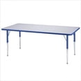 thumbnail image 2 of Rectangle Activity Table - 30" X 60", A-height - Freckled Gray/Teal/Gray, 2 of 2