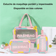 thumbnail image 2 of 3 Pcs Impermeable De Viaje Cosmetiquera Transparente Xtellar Blanco Pu, 2 of 3