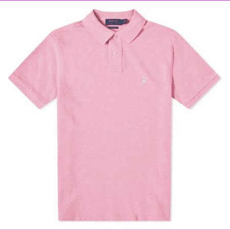Polo Ralph Lauren Custom Slim Fit, Hampton Pink Heather, XXL