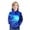 Blue, variant on Boys 3D Digital Print Hoodie Cool Swirl Vortex Graphic Hooded Sweatshirt Novelty Psychedelic Long Sleeve Pullover Tops Clothes for Kids