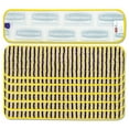 thumbnail image 2 of 18 in. Vertical Polyprolene Stripes Microfiber Scrubber Pad - Yellow (6/Carton), 2 of 3