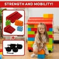 thumbnail image 5 of MassBricks Jumbo Plastic Building Blocks, 86 Pieces, Age 1 - 8, 5 of 7