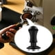 thumbnail image 1 of Tamper de molienda, Tamper manual de espresso, Herramienta de de base plana, Tamper de café Distribuidor de espresso para máquinas de espresso 51 mm negro Macarena manipulación de espresso, 1 of 8