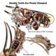 thumbnail image 3 of Alligator Hair Clips for Styling, Hair Claw Clips for Thick Long Hair, Styling Hair Clips with Rhinestone Flower Butterfly, Hair Barrettes for Women F, 3 of 4