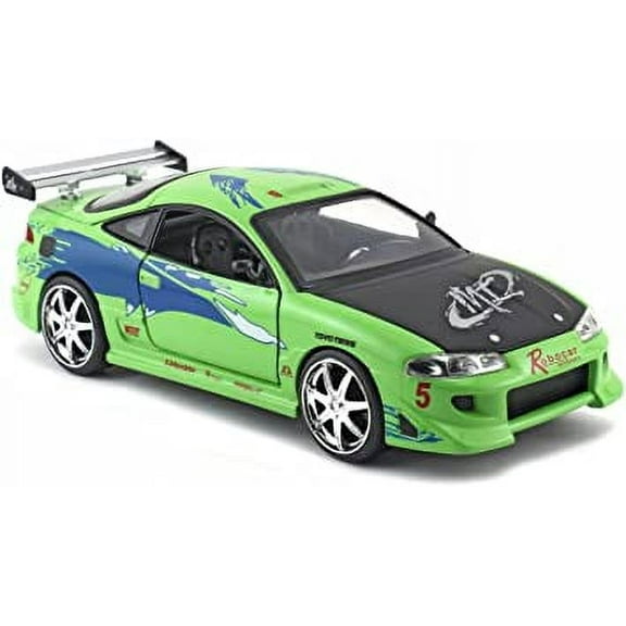 Jada Toys 1:24 Fast & Furious Brian's Mitsubishi Eclipse Play Vehicle