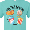 thumbnail image 4 of Inktastic 'tis the Season Baseball and Snacks T-Shirt, 4 of 5