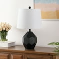 thumbnail image 5 of SAFAVIEH Danilo 20 in. Modern Black Resin Table Lamp with White Cotton Shade, 5 of 6