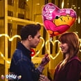 thumbnail image 6 of PMU Valentine’s Day Heart Shaped Balloon Pooh Hugs and Kisses 18 Inch Mylar-Foil Balloon Valentine's Day, Proposal, Special Events, Photo Props Party Decoration Accessories (10/Pkg) Pkg/1, 6 of 6