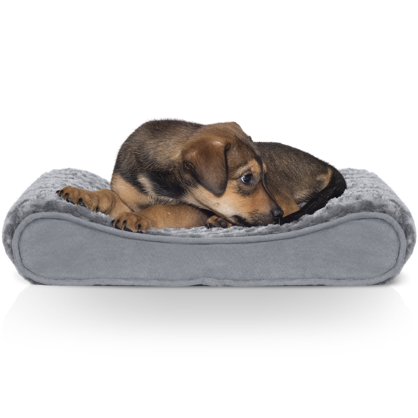 FurHaven Pet Dog Bed Orthopedic Ultra Plush Luxe Lounger Pet Bed for