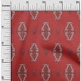 thumbnail image 2 of oneOone Polyester Spandex Tissu Rouge à Blocs Matière de Robe Tissu Imprimé Tissu au Mètre 56 Pouces de Large, 2 of 5