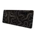thumbnail image 2 of Alfombrilla de escritorio para teclado, alfombrilla de escritorio grande para juegos, antideslizante, impermeable, portátil, ligera, alfombrilla de En y negro, 2 of 8