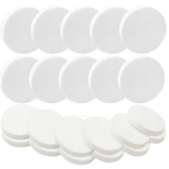 60 Pack Makeup Sponge,Happon Face Paint Sponge Set,Round Sponge Puff,Makeup Sponge Blenders for Liquid Foundation, Creams, and Powders