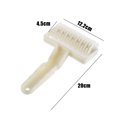 thumbnail image 3 of Pompotops Plastic Lattice Roller Cutter, Plastic Baking Tools Wheel Biscuits Pizza Pie Cake Tool Pull Net, Kitchen Gadgets, 3 of 7