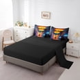 thumbnail image 3 of Erosebridal Magical Phoenix Bedding Sets King Size, Wild Animal Bed Set, Reversible 7-Piece, 3 of 5