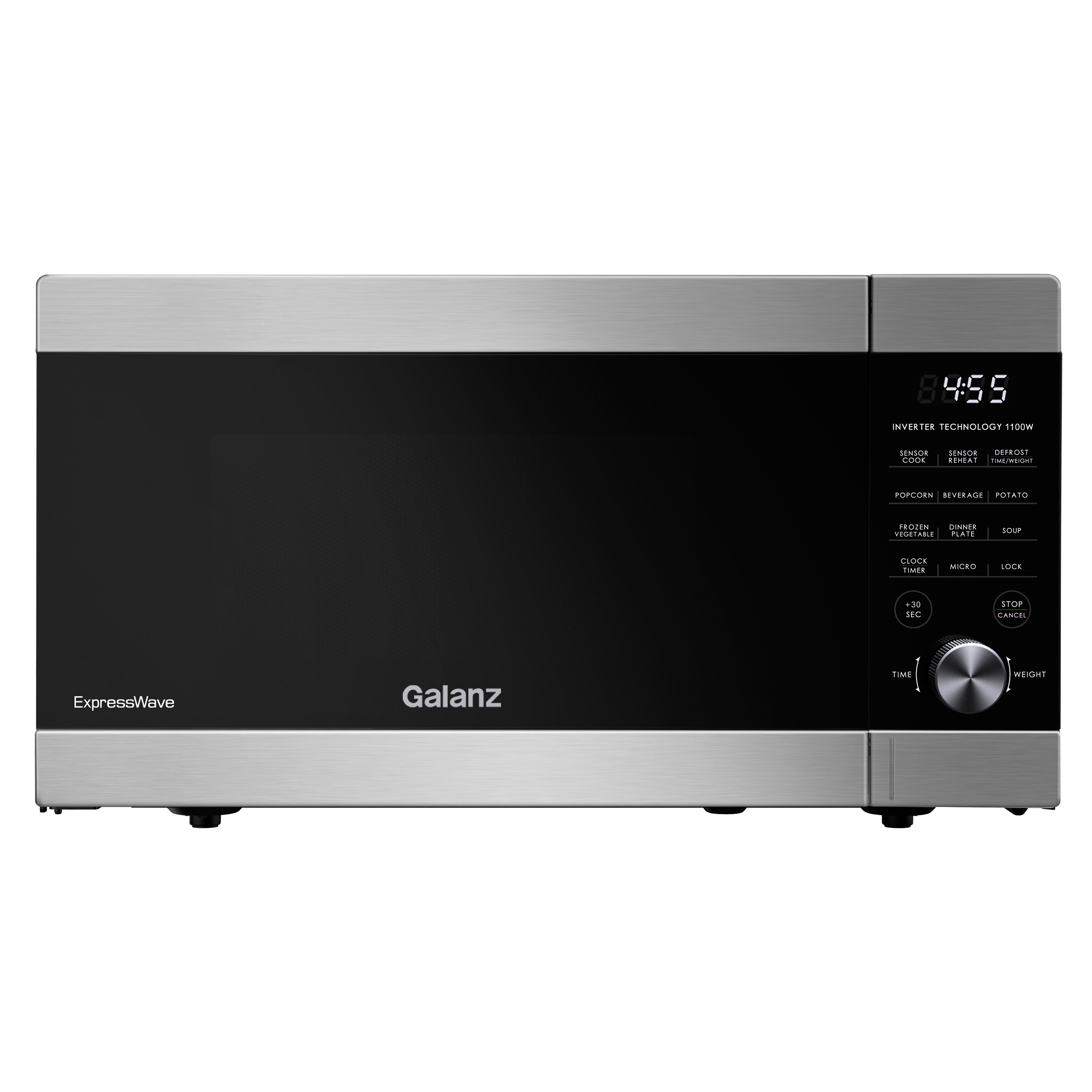 Galanz GEWWD13S1SV11 1.3 Cu.ft Sensor & Inverter Cooking Microwave Oven