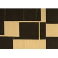 thumbnail image 1 of Ahgly Company Indoor Rectangle Abstract Brown Contemporary Area Rugs, 7' x 9', 1 of 4