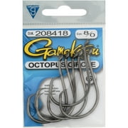 Gamakatsu Octopus Circle Black Size 8/0 6pk