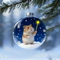 thumbnail image 4 of Adorno navideño de rana, colgante acrílico plano en 2D, decoración para árboles con motivos de la fauna silvestre, decoración festiva para habitaciones, regalos significativos para niños, 4 of 7