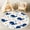Color 2, variant on Washable Non Slip 3ft Round Rug, Curvy Psychedelic Y2K 70s Diagonal Flowers Fun Funky Retro Circle Area Rugs with Tassels Carpet for Nursery Bedroom Living Room Playroom Tent rug Tent Castle