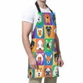 thumbnail image 4 of Yehwow Various Breed Pet Dog Collection Bib Apron For Kitchen BBQ Gardening With Adjustable Neck Strap 27x31 Inch, 4 of 4