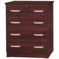 thumbnail image 2 of Home Square 2-Piece Set with Twin Captains Bed & 4-Drawer Dresser with Lock, 2 of 17