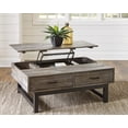 thumbnail image 5 of Signature Design by Ashley Contemporary Mondoro Coffee Table with Lift Top Grayish Brown, 5 of 6
