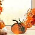 thumbnail image 5 of Eoozwa Faux Fall Knitted Pumpkins Small Knit Rustic Farmhouse Foam Pumpkins for Thanksgiving Halloween Autumn Mantel Table Decor, 5 of 6