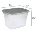 thumbnail image 2 of Sterilite 18 Gallon Titanium Tote Box, 2 Piece, 2 of 3