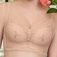 thumbnail image 2 of Nmnitkp Bras for Women Pack Soft and Skin Friendly Women's Plus Size Minimizer Unlined Wireless Lace Full Coverage Bras & High Quality Fabric Push Up Bras for Women, 2 of 6