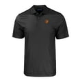 thumbnail image 2 of Men's Cutter & Buck Black Baltimore Orioles Pike Eco Tonal Geo Print Stretch Recycled Polo, 2 of 3