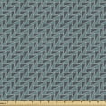thumbnail image 1 of Abstract Sofa Upholstery Fabric by the Yard, Rhythmic Motifs of Small Intricate Triangles in Grunge Tones Pattern, Decorative Fabric for DIY and Home Accents, Dark Cadet Blue and Grey by Ambesonne, 1 of 5