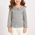 thumbnail image 2 of 3-4 Years Clothing Girls' Long Sleeved Base Layer T Shirt Back Yo School Clothes Athletic Shirts Girls, 2 of 6