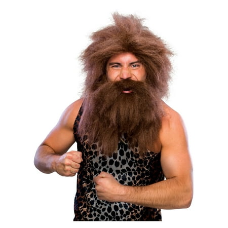 Caveman Wig - Brown - Adult Costume Accessory