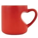 thumbnail image 2 of Set de 2 Tazas De Cerámica Roja y Negra Con Asa De Corazón, 2 of 7