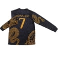 thumbnail image 2 of Conjunto infantil de camiseta y short de fútbol CEKFAX Ronaldo #7 negro, 2 of 3
