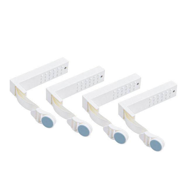 Bewildely 4 Uds. De Clips para sábanas, soportes ajustables para fundas de edredón, hebillas fijas de ángulo para el hogar antideslizantes Type2 NO2 Bewildely HA005784-02