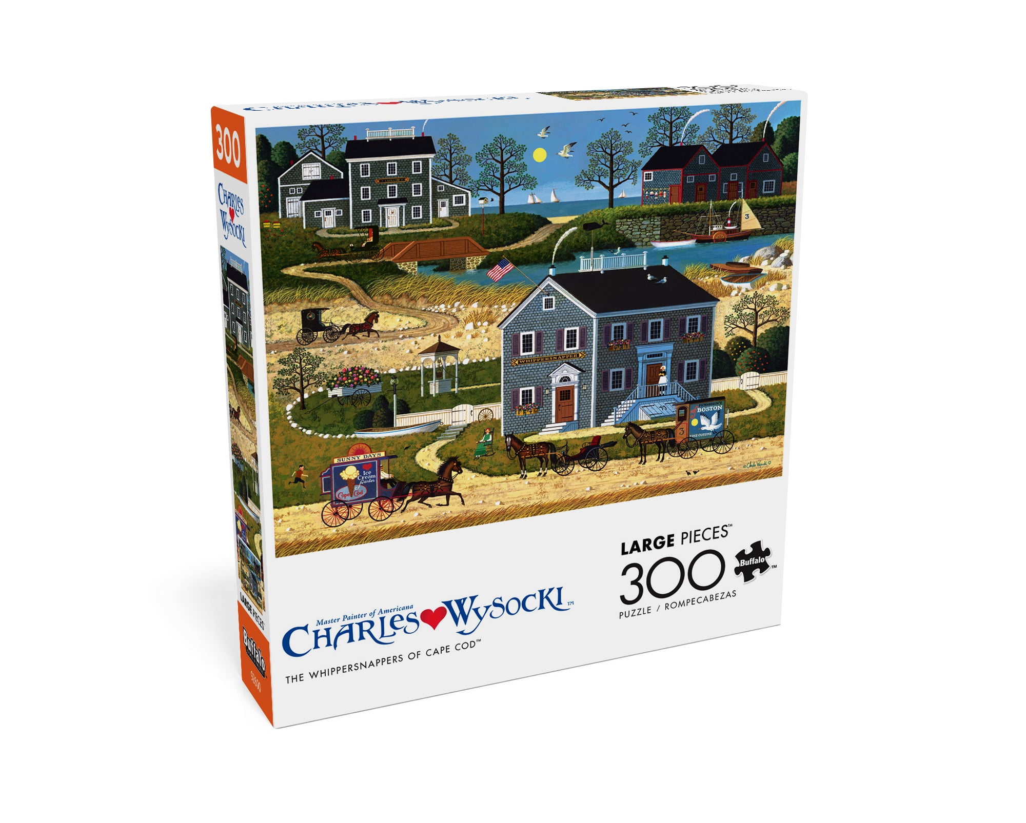 Buffalo Games, 300-Piece Interlocking Charles Wysocki Frederick