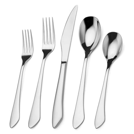 Silverware Set, 20-Piece Stainless Steel Flatware Set Service for 4, Mirror Polishing Tableware Cutlery Set for Home and Restaurant, Dishwasher Safe