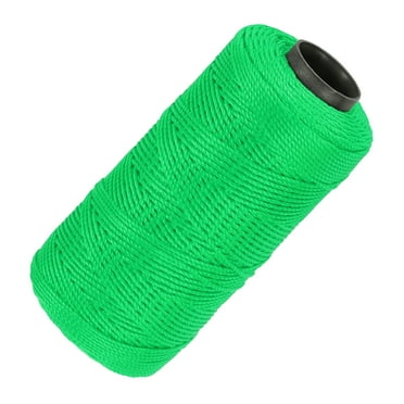 Nylon String 3 Strands Twisted Mason Line 1.5mm x 218 Yards Nylon Twine String for DIY Projects, Fruit Green