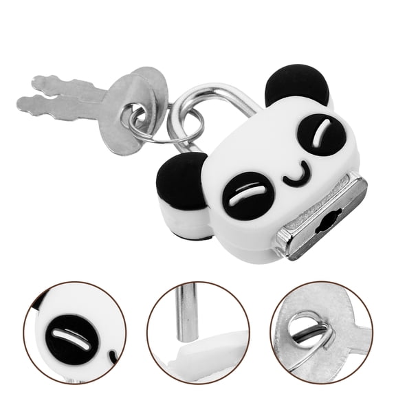 Niceauty 1Set Small Lock with Key Lightweight Metal Padlock for Wooden Boxes and Lockers