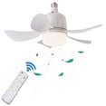 thumbnail image 1 of Ventilador de techo LED ckepdyeh E27 con control remoto para atenuación, adecuado para sala de estar, estudio, uso doméstico, 85-265 V, 1 of 7