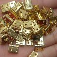 thumbnail image 4 of 120 piezas de bisagras a tope Conectores de bisagras Bisagras de puerta Bisagra vintage Mini bisagras Bisagras (con 480 tornillos) y tornillos Mini conectores de bisagra de cajón de gabinete Cajón de, 4 of 4