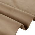 thumbnail image 5 of TWOPAGES Room Darkening 42"x72" Curtain Velvet Pinch Pleat Privacy Drape for Guest Room, 1 Panel, Hazelnut, 5 of 6