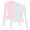 Multicolor, variant on VJGBEGW 2 Pack Women Long Sleeve Crew Neck Shirts Basic Tops Slim Fit Ruch Side Tees Going Out Layering Thirts White L