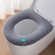 thumbnail image 1 of Funda para inodoro con asa engrosada Tiktok, funda para inodoro resistente a las manchas del mismo color, gris azulado, 1 of 4